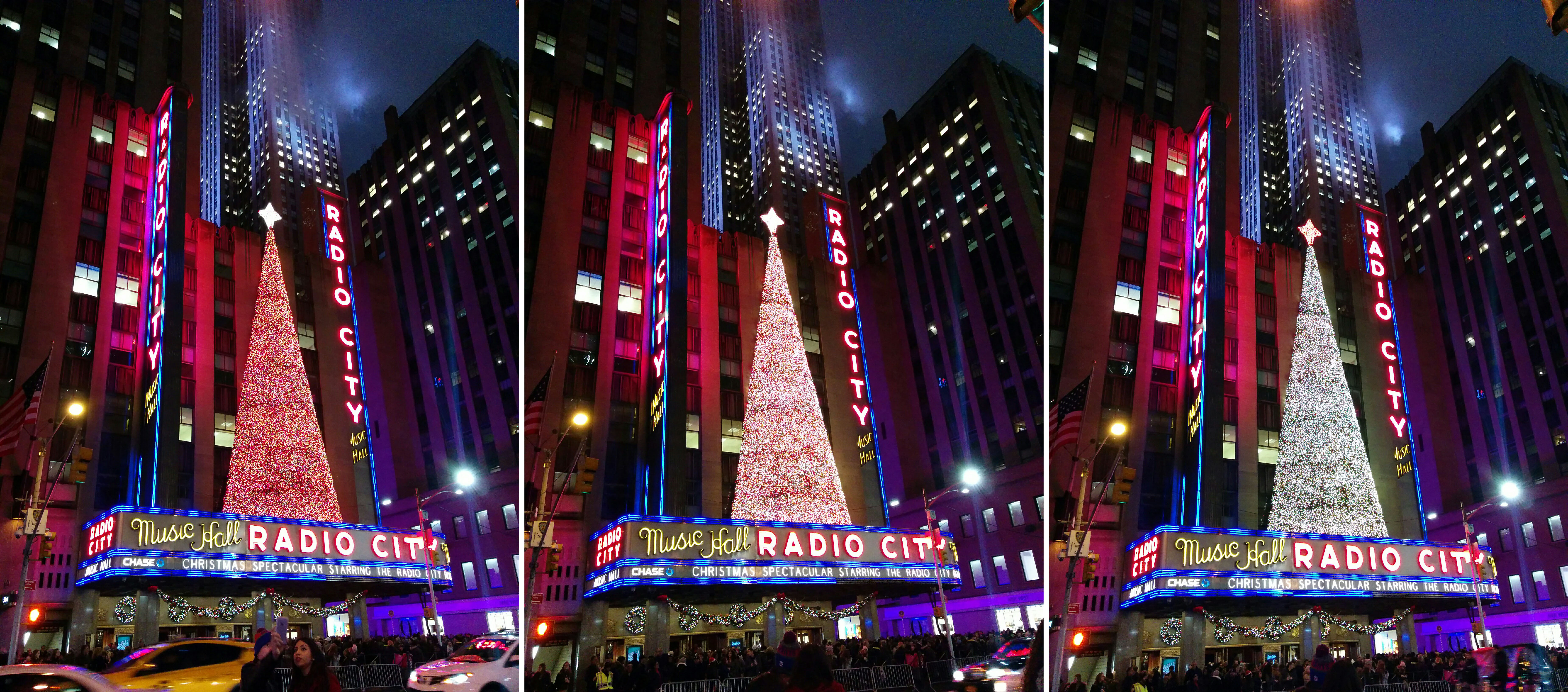 Christmas Tree at Radio City Music Hall